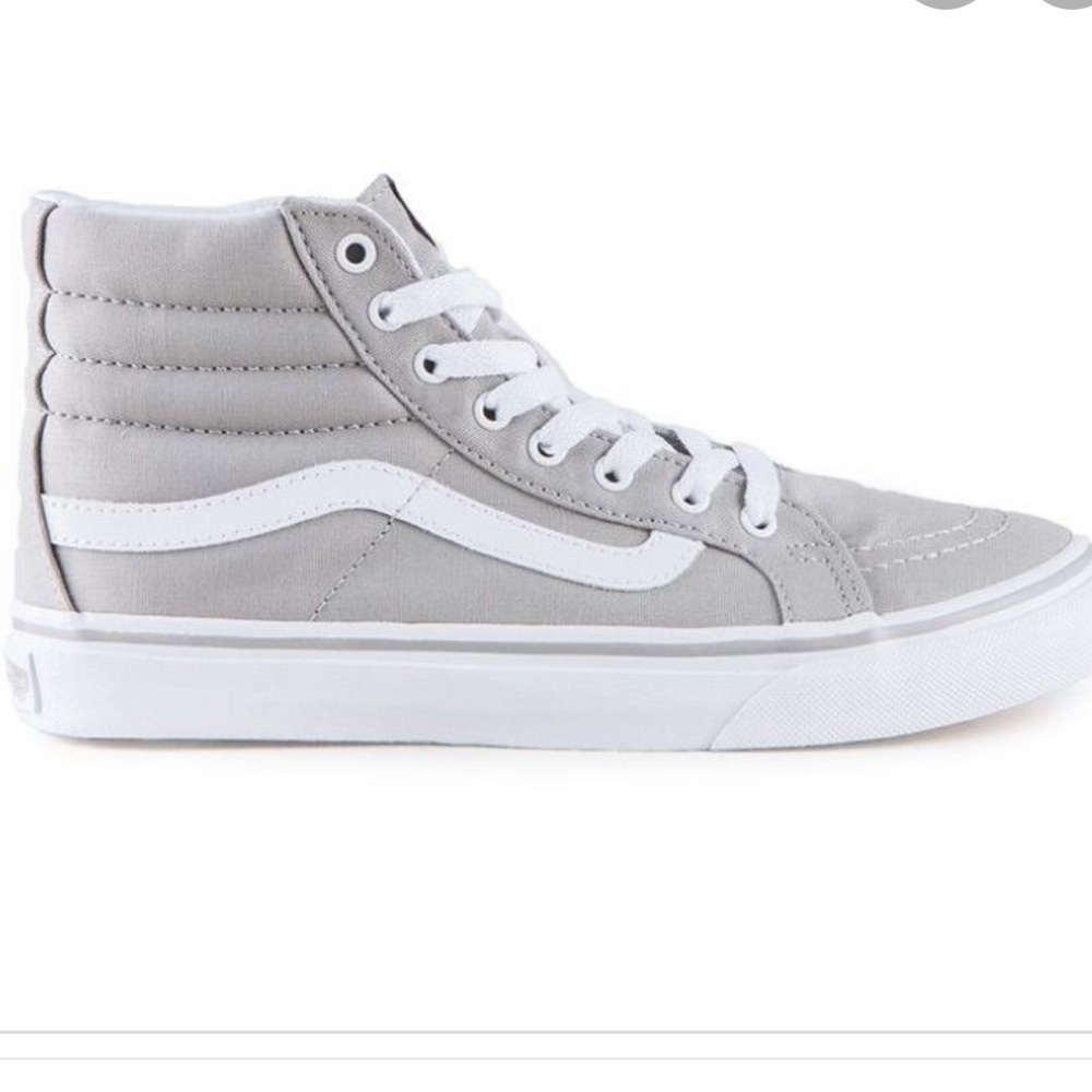 Grey Sk8-Hi Vans